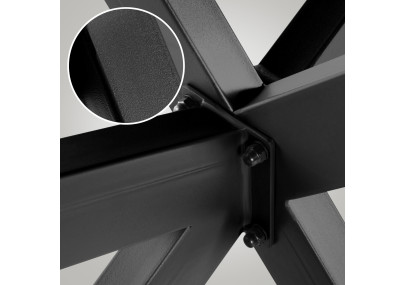 Pés de mesa pretos Biloxi S