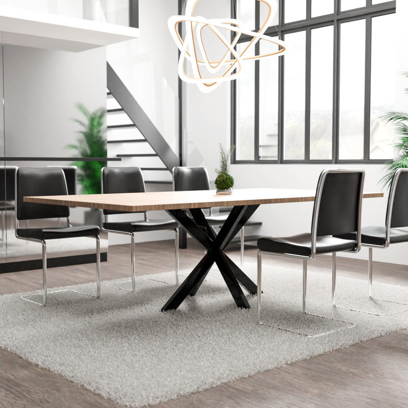 Piedi da tavolo neri Biloxi M