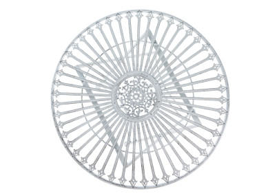 Mesa Tegal blanca antigua