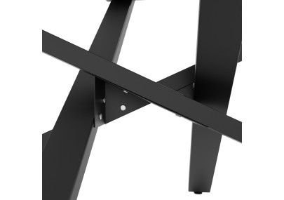 Pies de mesa Jimmy 120x60x72 negros