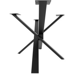 Pies de mesa Jimmy 140x70x72 negros