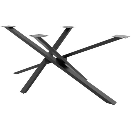 Pies de mesa Jimmy 160x80x72 negros