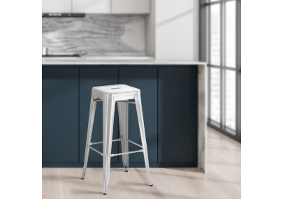 Tabouret de bar Joshua argent