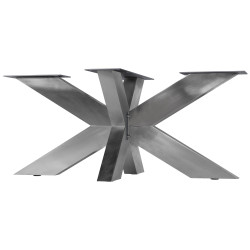 Pés de mesa Duncan L98xA58xA43 cm em aço inoxidável