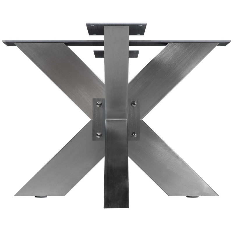 Pies de mesa Duncan L98xAn58xAl43 cm en acero inoxidable