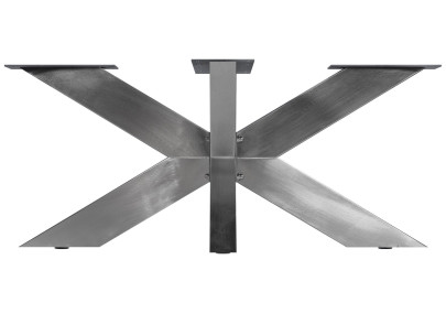 Pieds de table Duncan L98xl58xH43 cm en acier inoxydable