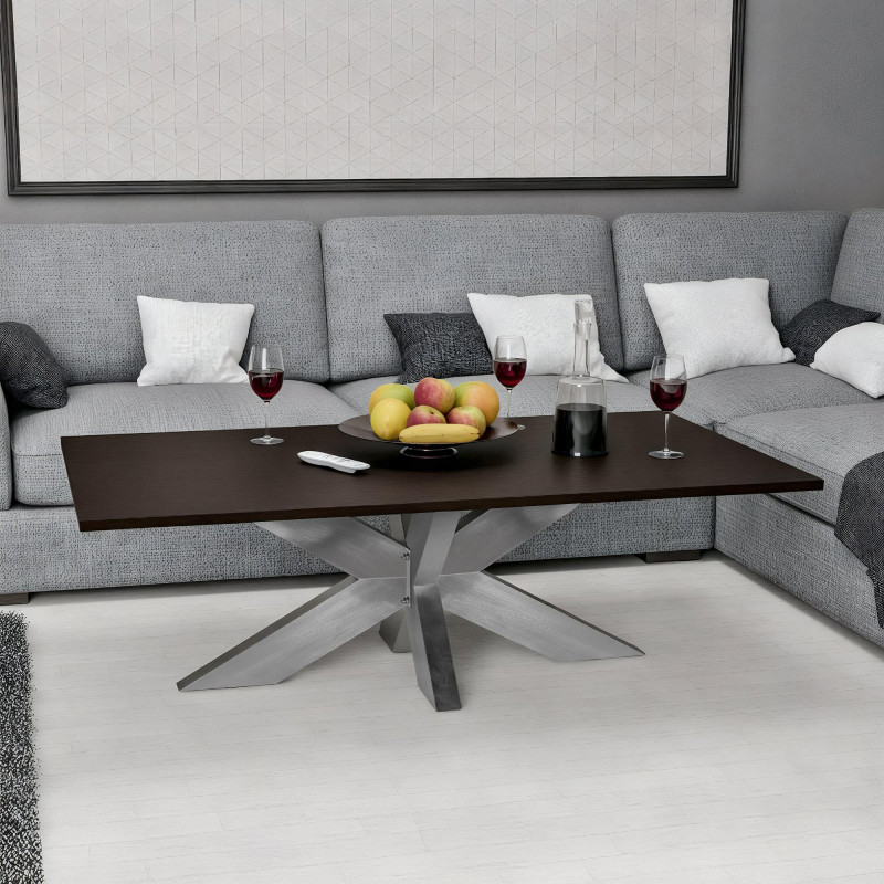 Pies de mesa Duncan L98xAn58xAl43 cm en acero inoxidable