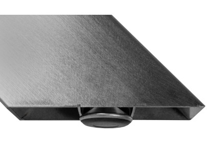 Pieds de table Duncan L98xl58xH43 cm en acier inoxydable