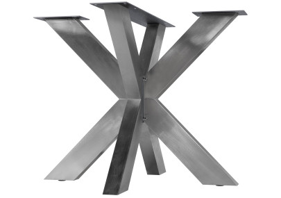 Pies de mesa Duncan 85x85x71 cm de acero inoxidable