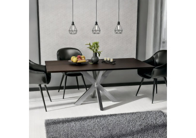 Pies de mesa Duncan 85x85x71 cm de acero inoxidable