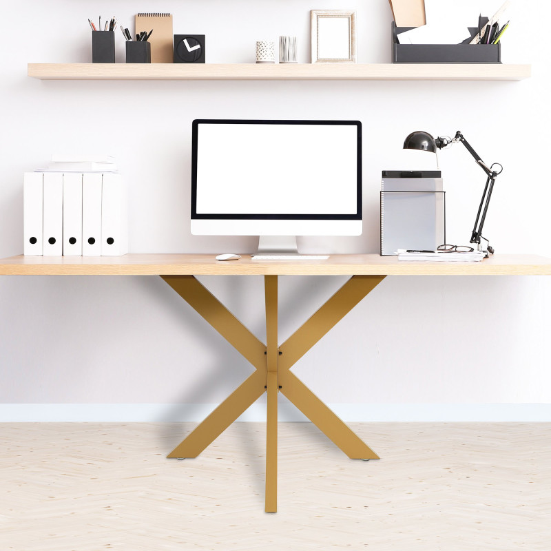 Pies de mesa Biloxi S dorados