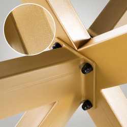 Pies de mesa Biloxi S dorados