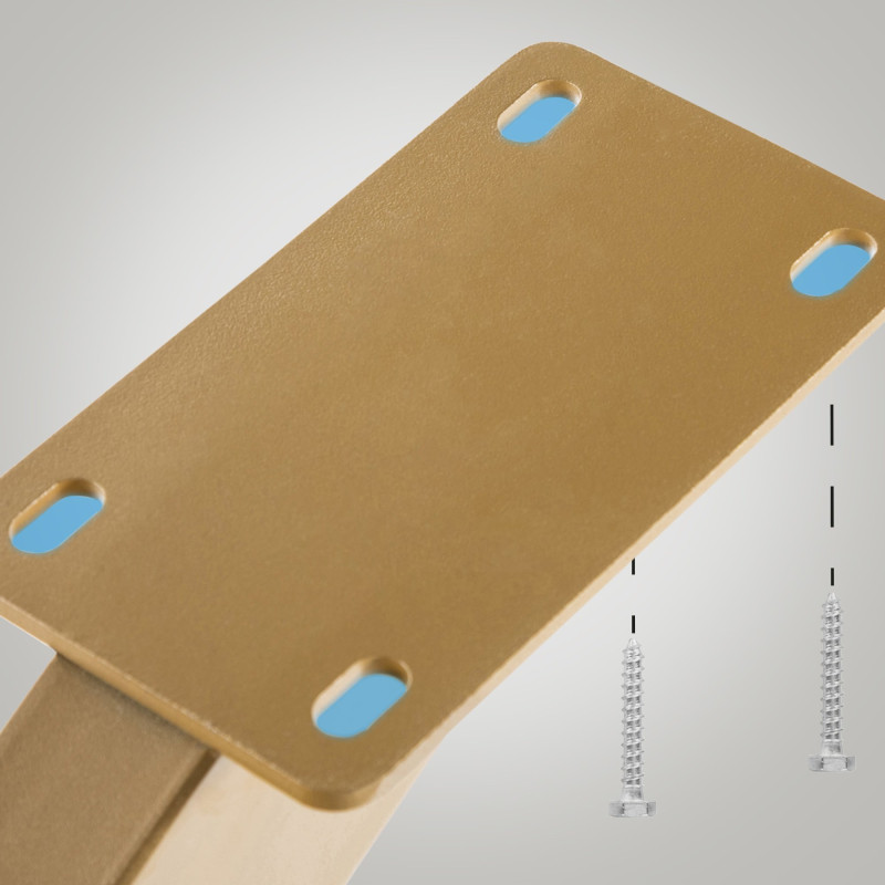 Pieds de table Biloxi S dorés