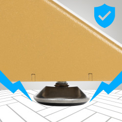 Pies de mesa Biloxi S dorados