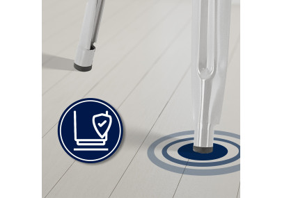 Tabouret de bar Joshua argenté