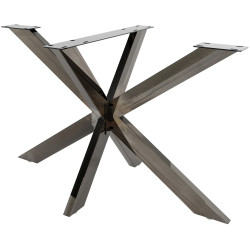 Pés de mesa industriais pretos Biloxi M