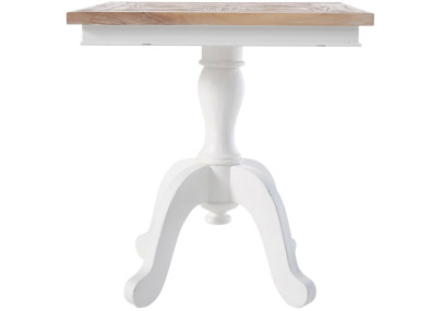 Mesa de bistró Grasby natural/blanco