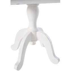 Table bistro Grasby naturel/blanc