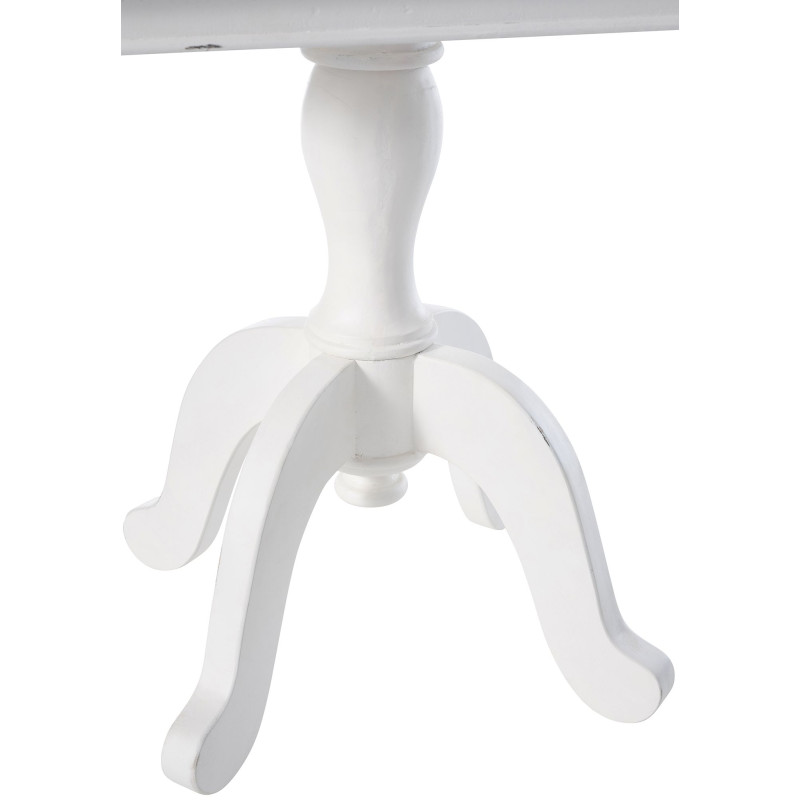 Table bistro Grasby naturel/blanc