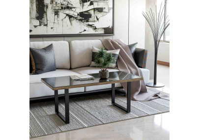 2 pieds de table Velden, 30 cm, noirs