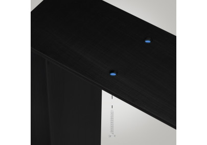 2 pieds de table Velden, 30 cm, noirs