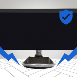 2 patas de mesa Velden, 30 cm, negras