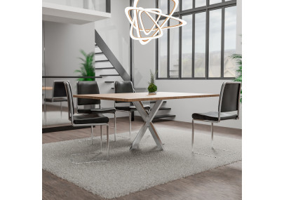 Pieds de table en acier inoxydable Biloxi S