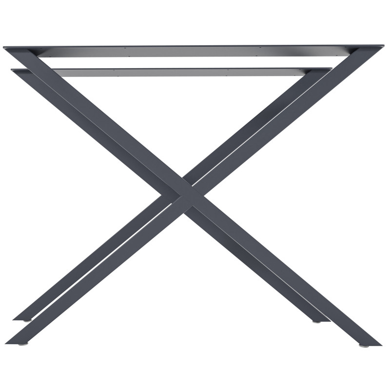 2 piedini da tavolo Swift L grigi