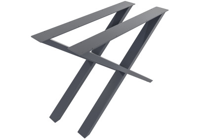 2 patas de mesa Swift L grises