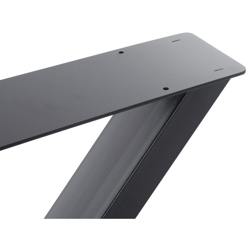 2 pieds de table Swift L gris