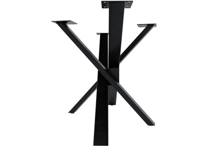 Pés de mesa Jimmy 140x70x72 preto industrial