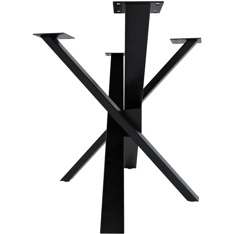 Pés de mesa Jimmy 140x70x72 preto industrial