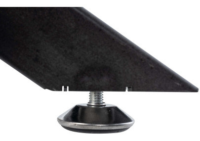 Pieds de table Jimmy 140x70x72 noir industriel