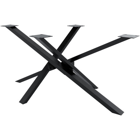 Pies de mesa Jimmy 160x80x72 negro industrial