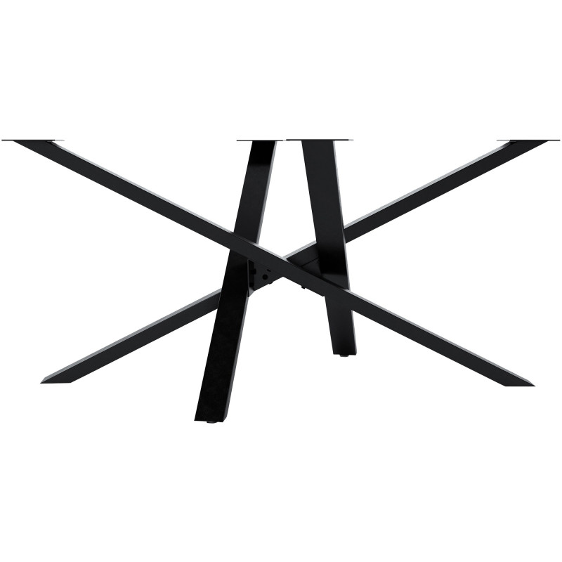 Pies de mesa Jimmy 160x80x72 negro industrial