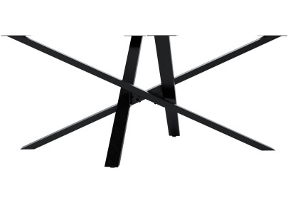 Pés de mesa Jimmy 180x80x72 preto industrial