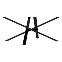 Pies de mesa Jimmy 180x80x72 negro industrial