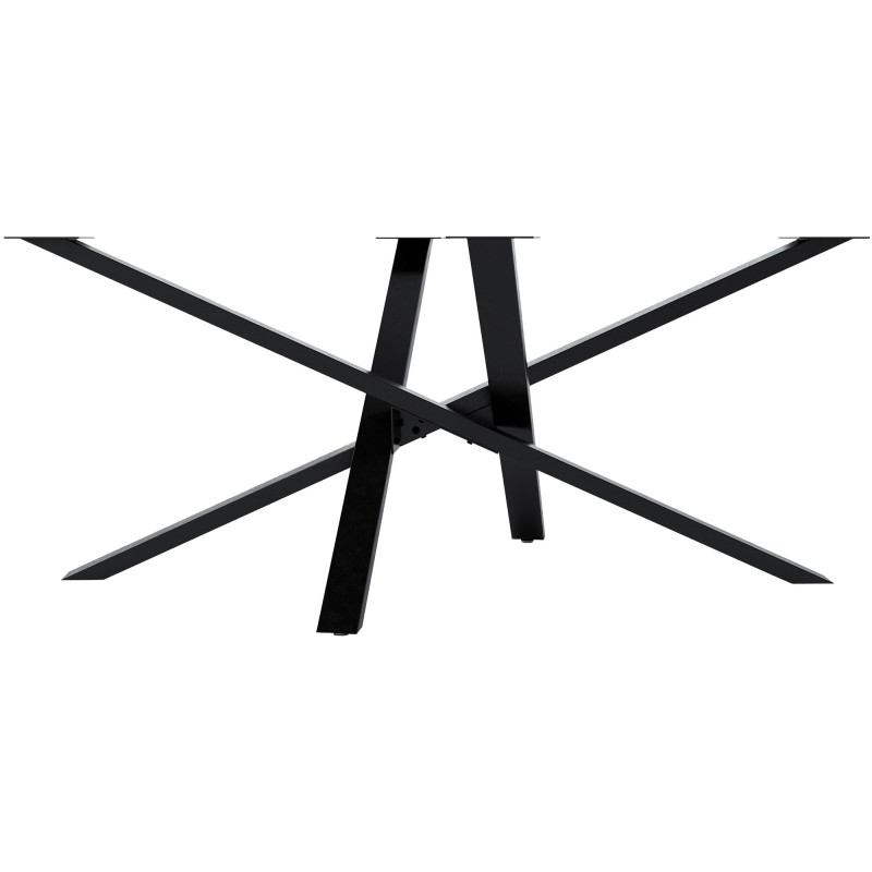 Pies de mesa Jimmy 180x80x72 negro industrial