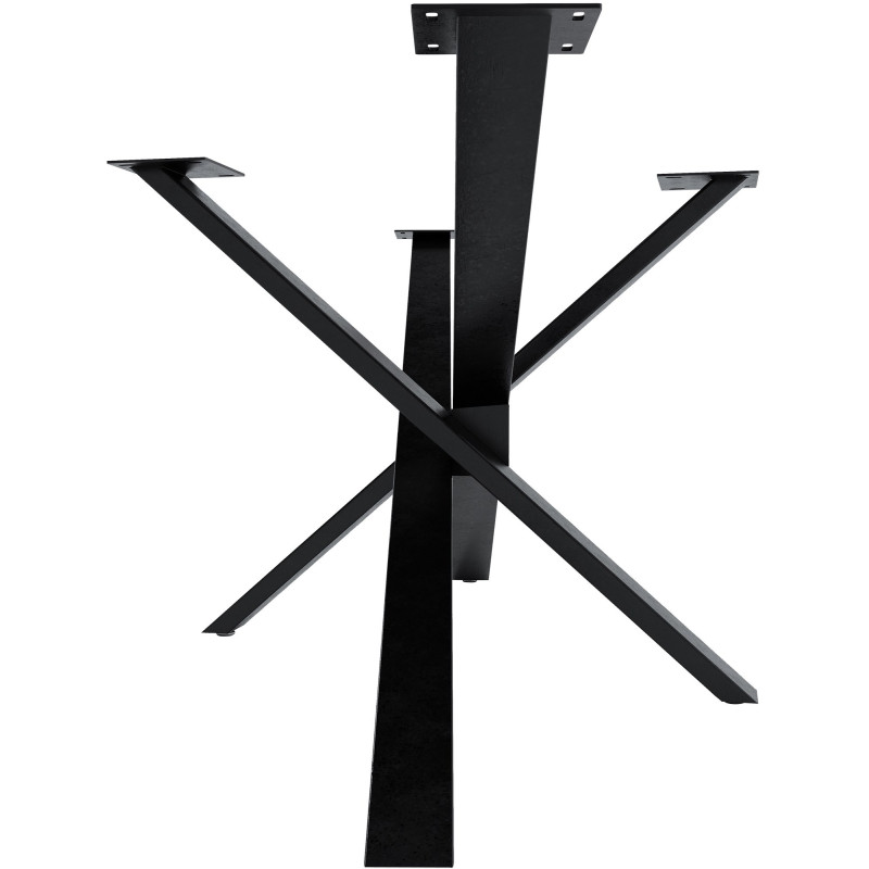 Pies de mesa Jimmy 180x80x72 negro industrial