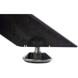 Pies de mesa Jimmy 180x80x72 negro industrial