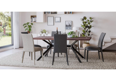 Pieds de table noirs Cascada S