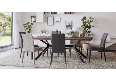 Pieds de table Cascada M noirs