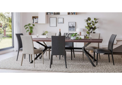 Pieds de table noirs Cascada L