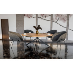 Pies de mesa Ladera negros