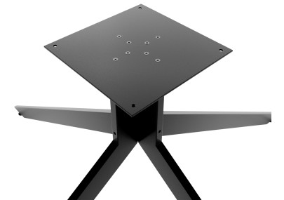 Pieds de table Ladera noirs