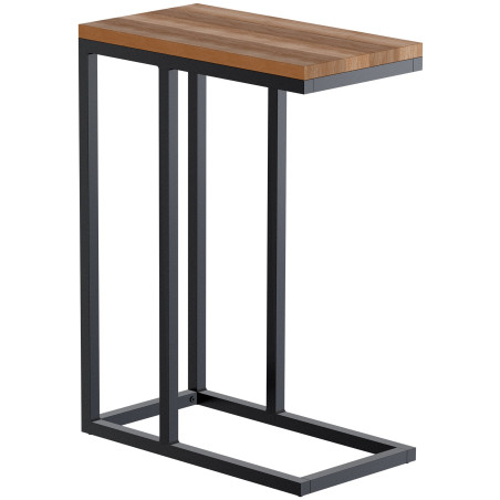 Tavolino Manteo 46x25x63 cm rovere