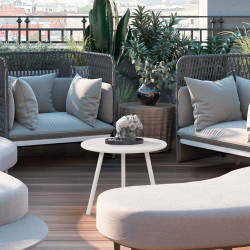 Mesa de centro Berea, branca