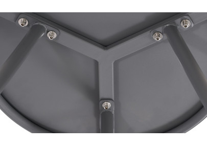 Table basse Berea, gris foncé