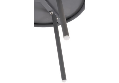 Table basse Berea, gris foncé