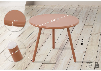 Table basse en terre cuite Berea